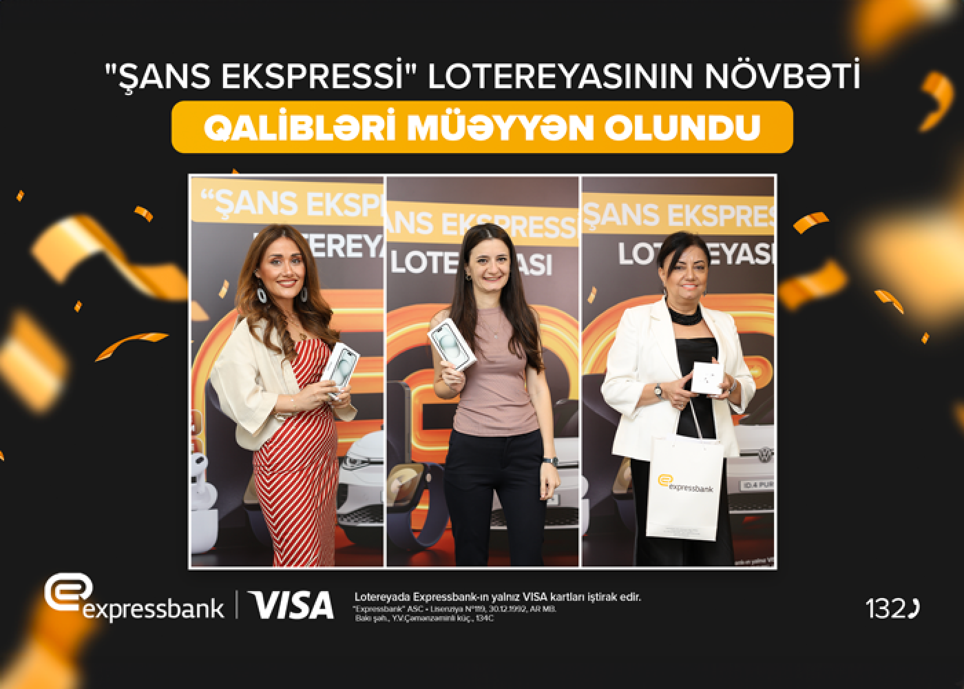 "Expressbank VISA" kart istifadəçilərinə hədiyyələrtəqdim edib